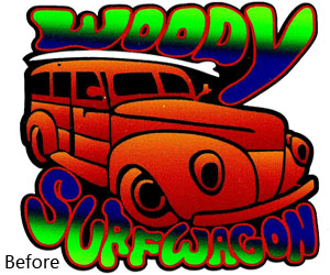 Woody Surfwagon Color